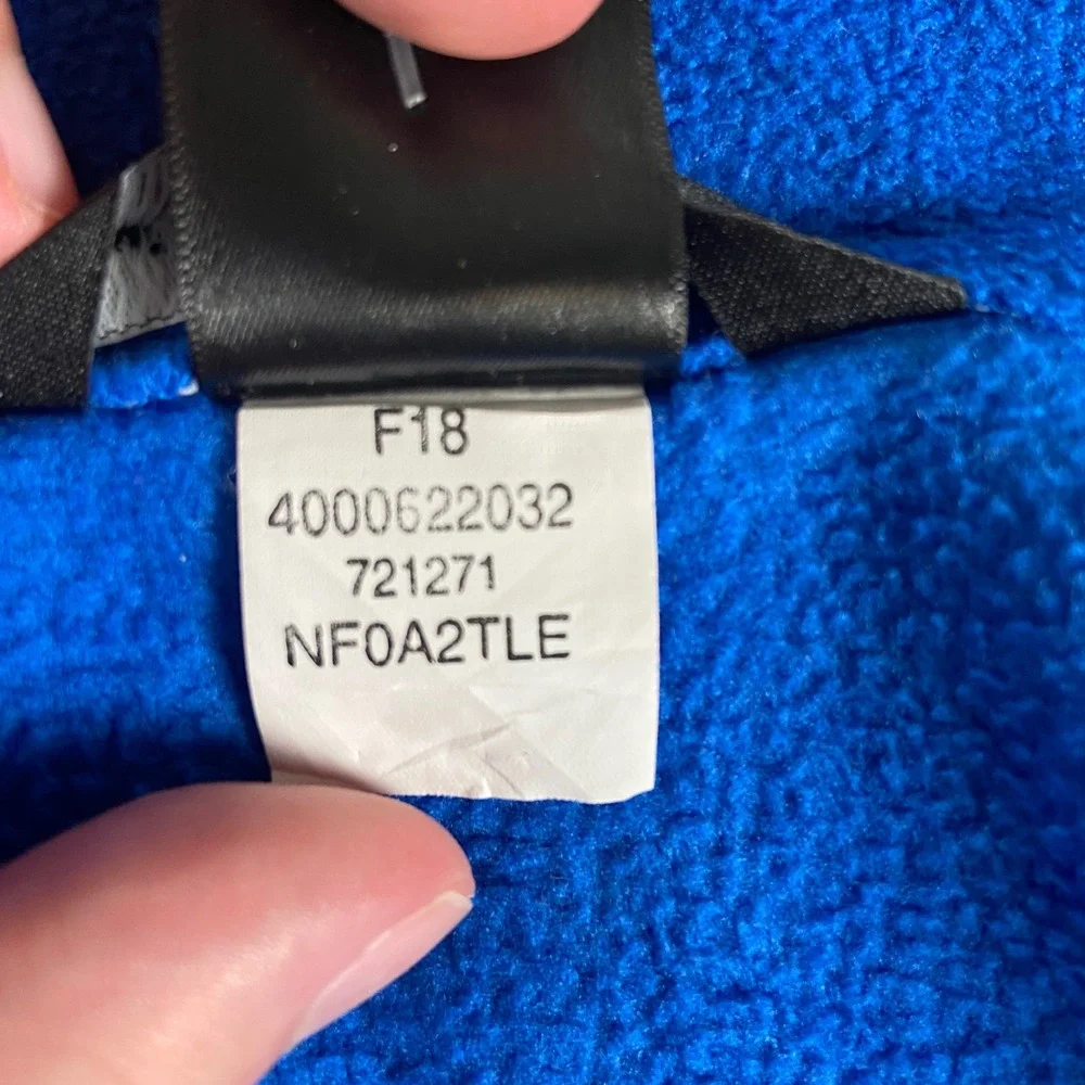The North Face Vortex Triclimate Inner Fleece Jacklet Boys L 14/16 Blue Full Zip